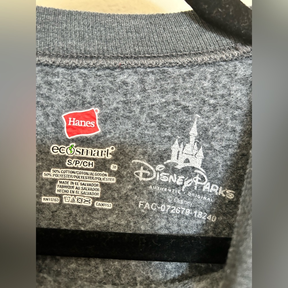Disney Mickey Mouse grey crew neck sweater. - Picture 3 of 5